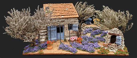Maison provençale miniature pour crèche