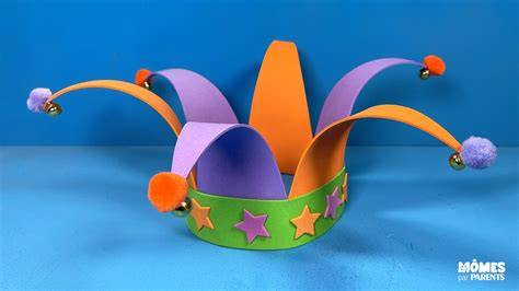 Lettre décorée avec accessoires de carnaval