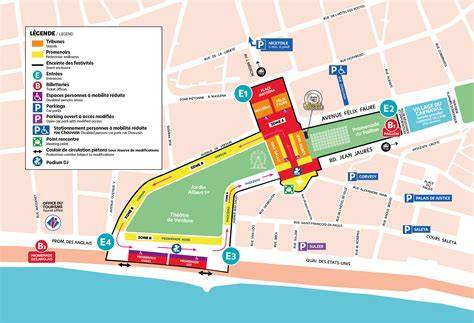 carte itinéraire parade carnival