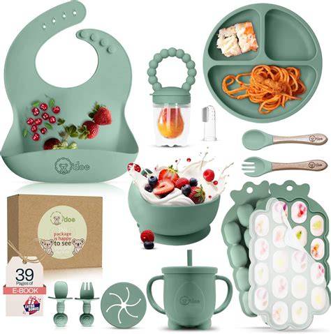 coffret repas coloré pour bébé