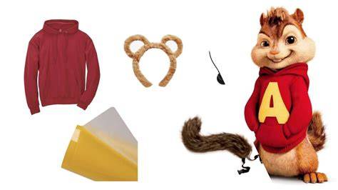 Enfant portant costume rouge Alvin Chipmunks