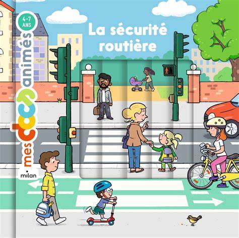 illustration calendrier sécurité routière ludique