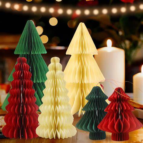 sapin de Noël papier pliable nid abeille