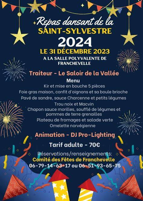 Repas dansant de Saint-Sylvestre