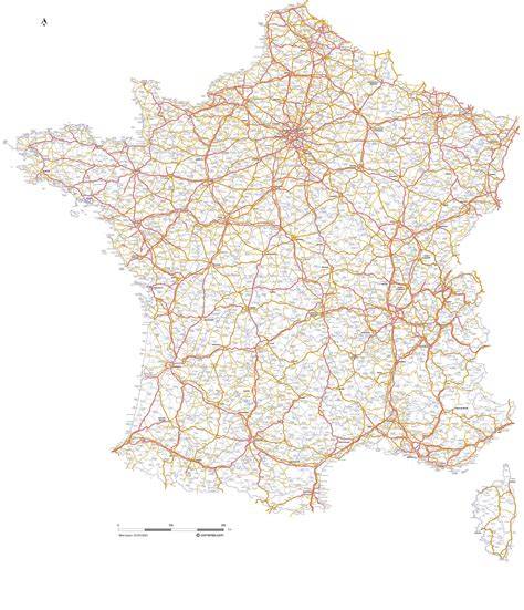 Carte des principaux aéros et routes saisonnières