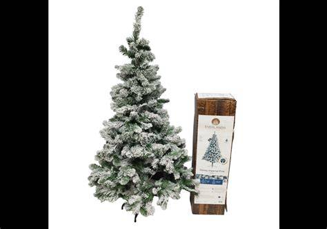 sapin enneigé 150 cm salon