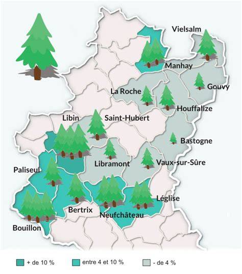Carte des producteurs de sapins en Bretagne