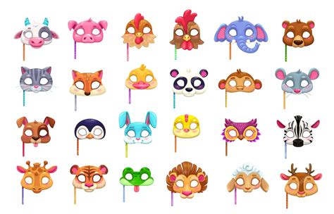 masques carnaval animaux