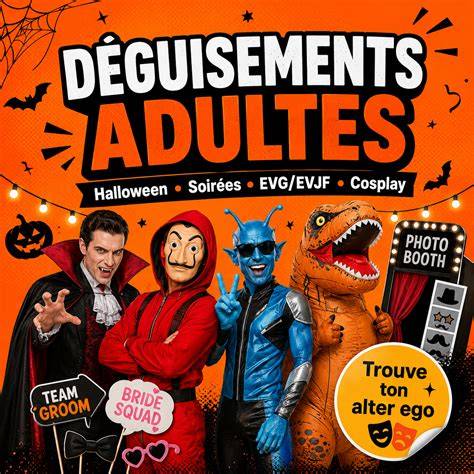 Collection de déguisements adultes enfants