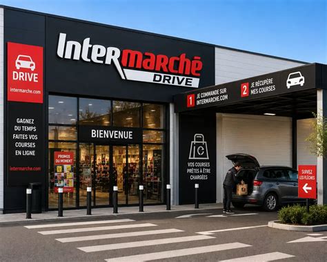 Rayon courses et retrait Drive Intermarché