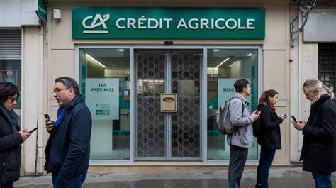 Agence bancaire Crédit Agricole fermée jour férié