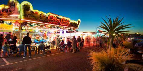 Fête foraine illuminée à Saint-Gilles-Croix-de-Vie
