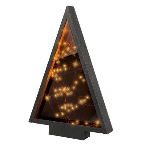 sapin extérieur en bois illuminé