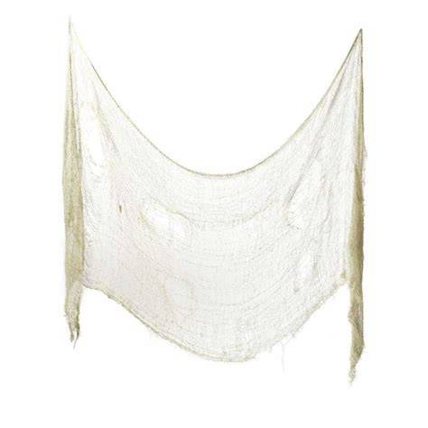 drap écru déchiré décoration Halloween