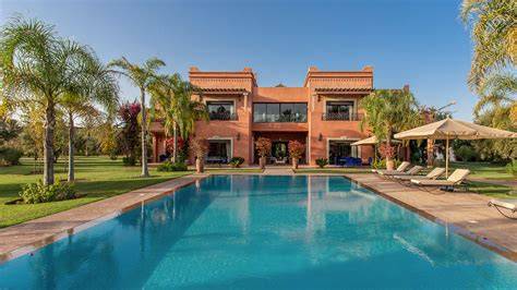 Images de villas avec piscine privée à Marrakech