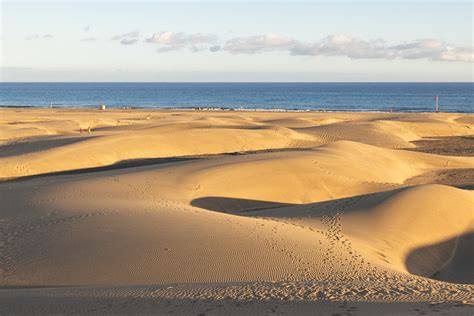 Dunes de Maspalomas au coucher soleil