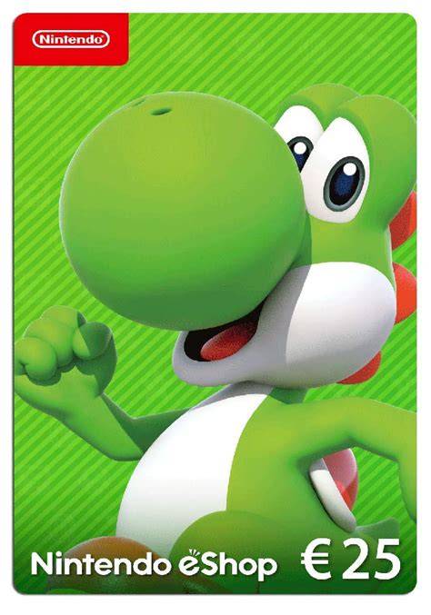 Carte cadeau Nintendo eShop illustration (prévisualisation visuelle du code et du produit)