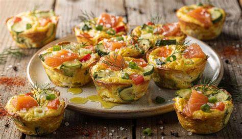 pièce montée apéritive saumon fumé frittata