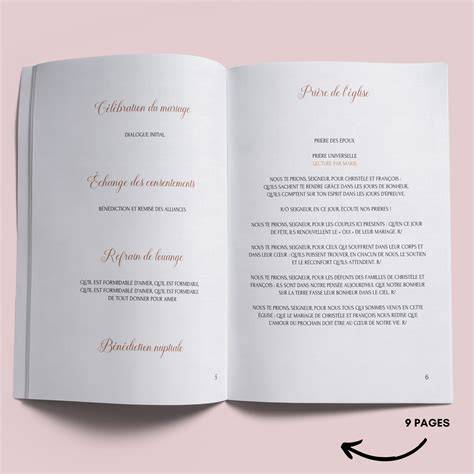 Livret de messe rite tridentin mariage