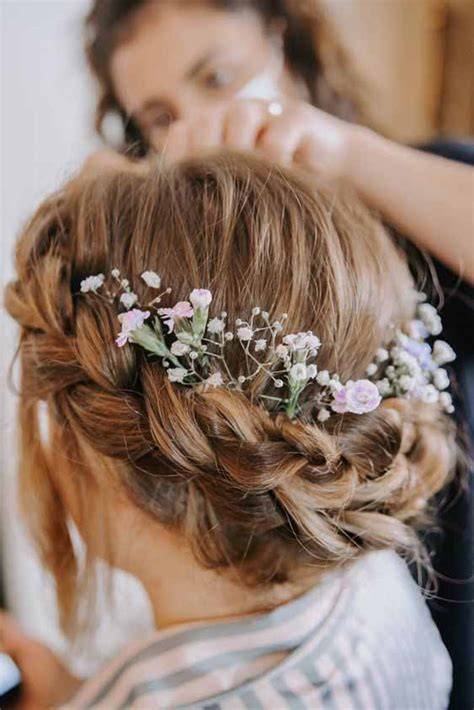 Couronne de tresses romantique
