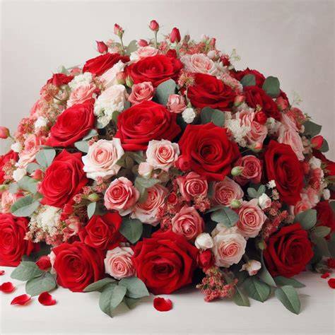 Cheveux pinwheel rouges et roses