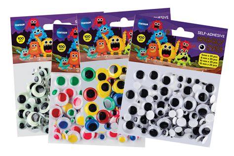 Yeux mobiles fabriqués avec blister