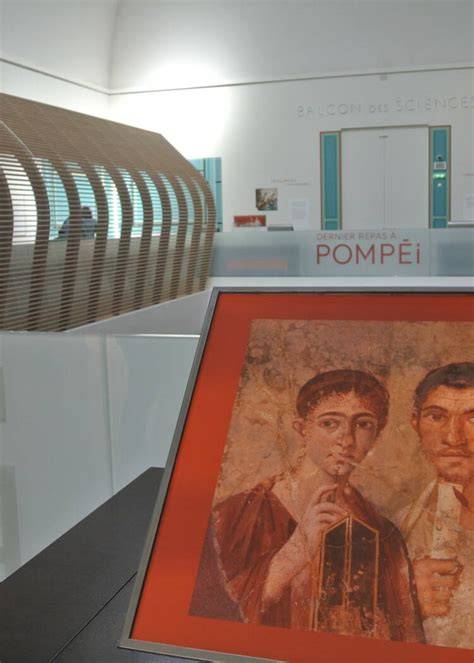Affiche antique de spectacle à Pompéi