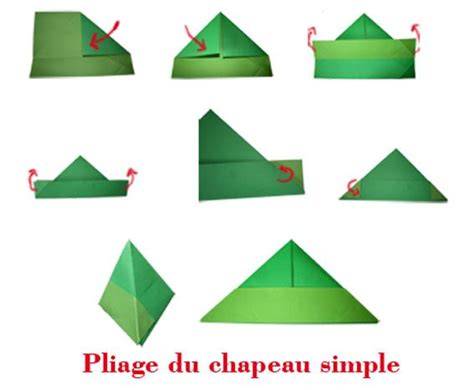 Étapes pliage chapeau pirate papier