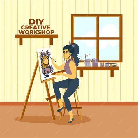 atelier artisanal créatif femme