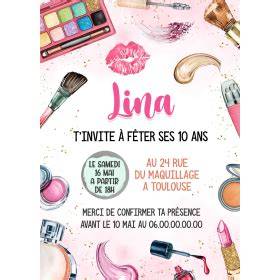 carte anniversaire maquillage à gratter