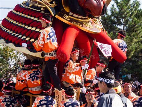 Chars géants Karatsu Kunchi Japon