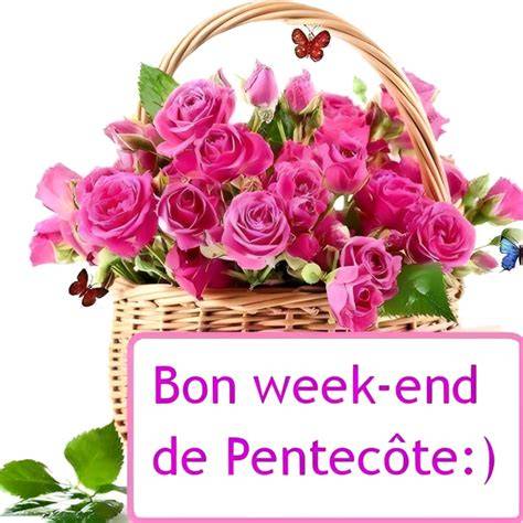 Panier de roses éclatantes de Pentecôte