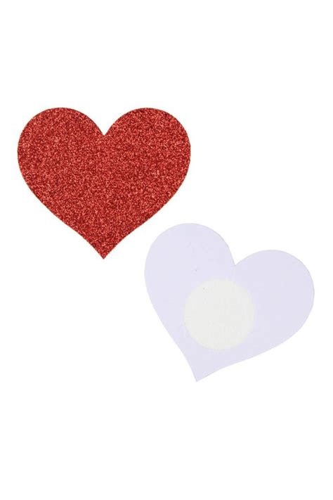 Cœur pailleté transparent en maternelle