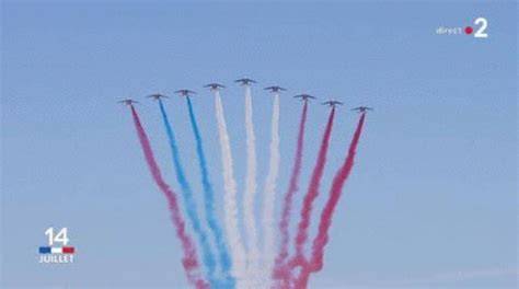 Chute de motards au défilé du 14 juillet