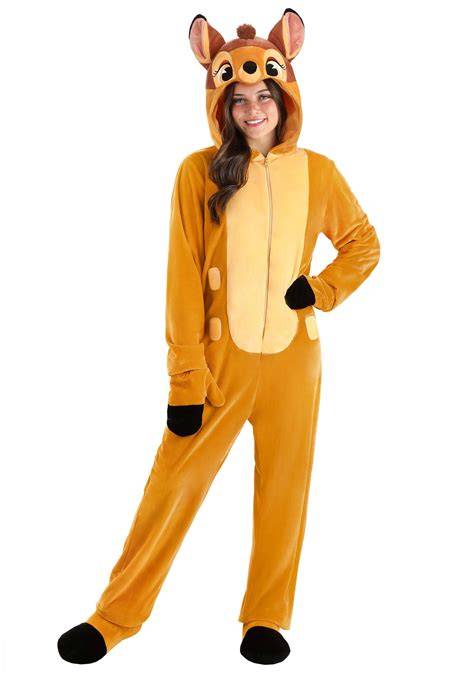 Costume Bambi adulte combinaison capuche