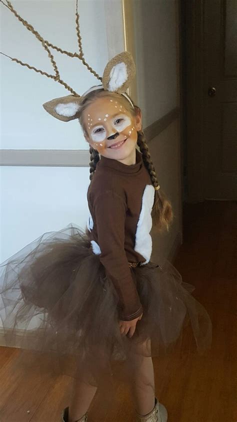 Costume Bambi enfant cape tapis peluche