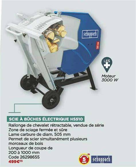 Schéma technique scie à bûches Scheppach HS410