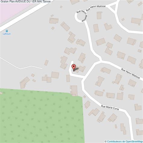 Carte du 44 avenue du 1er Mai Tarnos