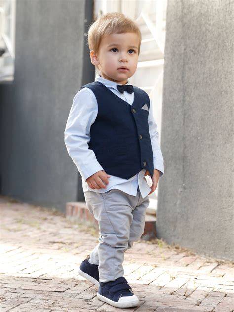 Ensemble bébé garçon bleu marine cérémonie