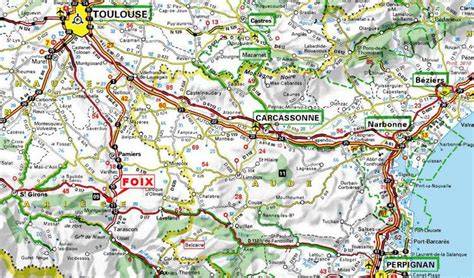 carte du Foix et alentours