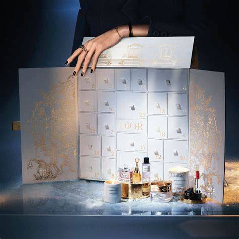 Contenu calendrier Dior parfums maquillage soins
