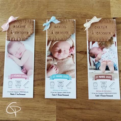 Formats originaux faire-part naissance livret