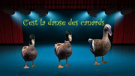 Enfants dansant la danse des canards