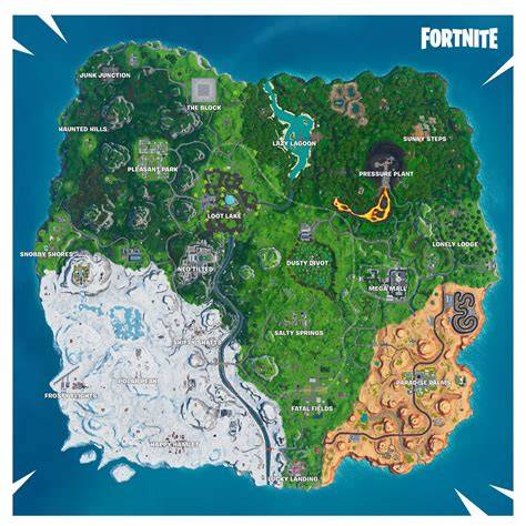 Carte futuriste Fortnite saison 9