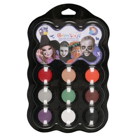 palette couleurs maquillage Halloween