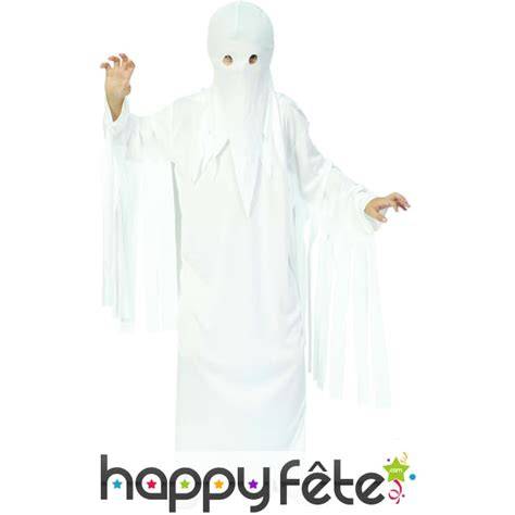Costume blanc de fantôme pour Mardi Gras