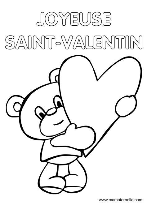 Exemples d’images pour la Saint-Valentin à colorier