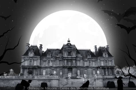 Château de Maisons illuminé pour Halloween