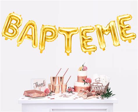 composition photo baptême avec ballons lettres