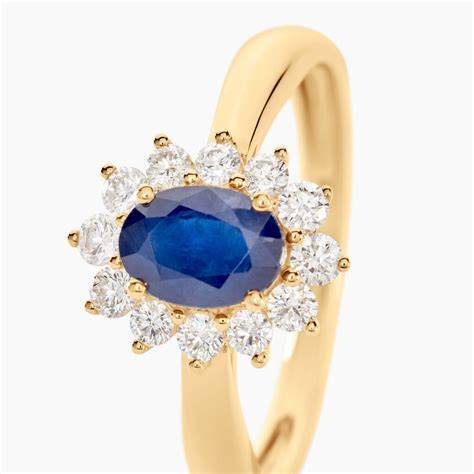 Bagues saphir éthiques or Fairmined